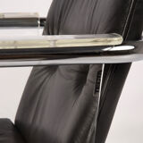 Hans Könecke Armchair for Tecta in Plexiglas, Chrom & Leather