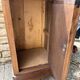 Antique solid wood bedside table / small accent piece of furniture