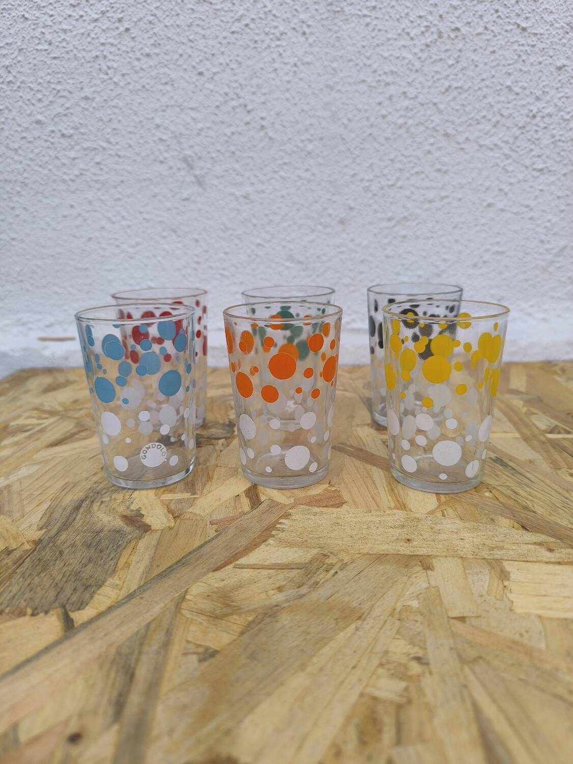 Set de 6 verres à eau gondolo