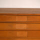 Antique plan cabinet in beech wood – Central Europe, circa 1960