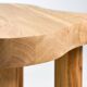 Table basse ronde PLOT-P4 - chêne clair scandinave