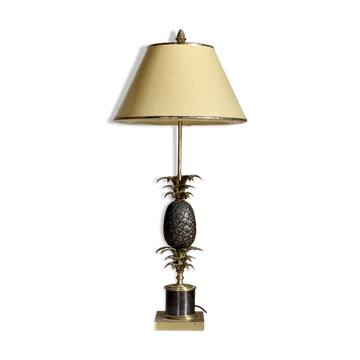 Lampe ananas bronze
