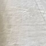 Antique damask tablecloth and its 10 napkins - 220x150 - Métis