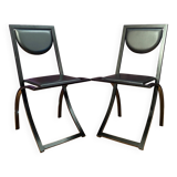 Pair of Sinus chairs designed by Karl Friedrich Förster, KFF, Germany, 1980