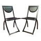 Pair of Sinus chairs designed by Karl Friedrich Förster, KFF, Germany, 1980