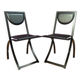 Pair of Sinus chairs designed by Karl Friedrich Förster, KFF, Germany, 1980