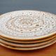 Set 4 flat plates Falcon vintage Niderviller special Pancakes