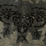 Gray & Black Oriental Vintage Rug, 220x317Cm