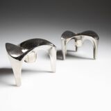 Pair of nagel candlesticks