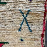 Tapis berbère avec rose et vert