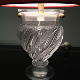 Small glass lamp. Around 1940