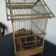 Cage à oiseaux ancienne en bois
