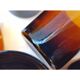 11 amber-coloured glasses