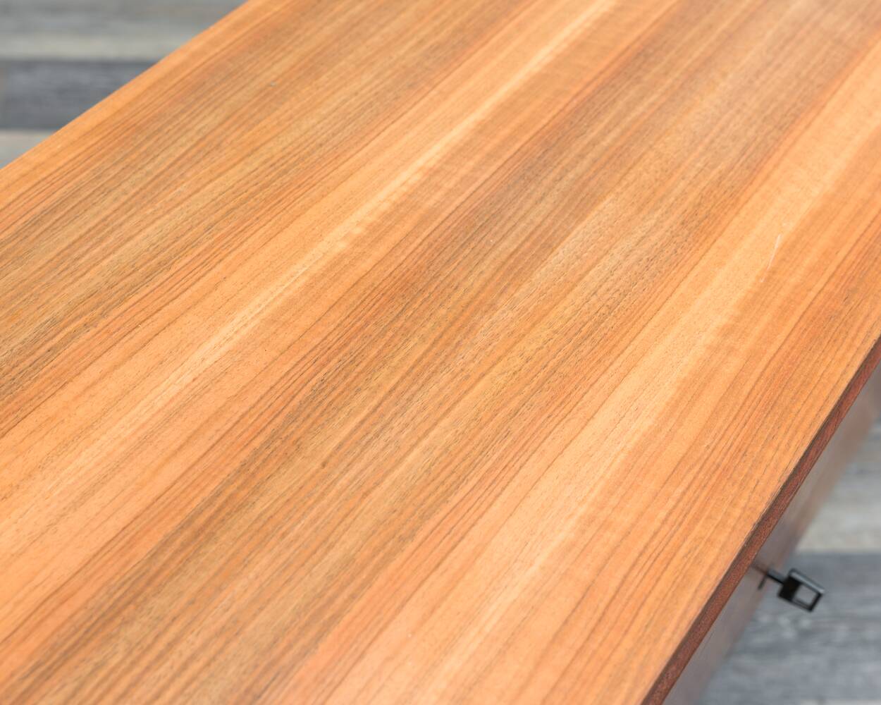 1960s walnut enfilade, sleek design, restored.