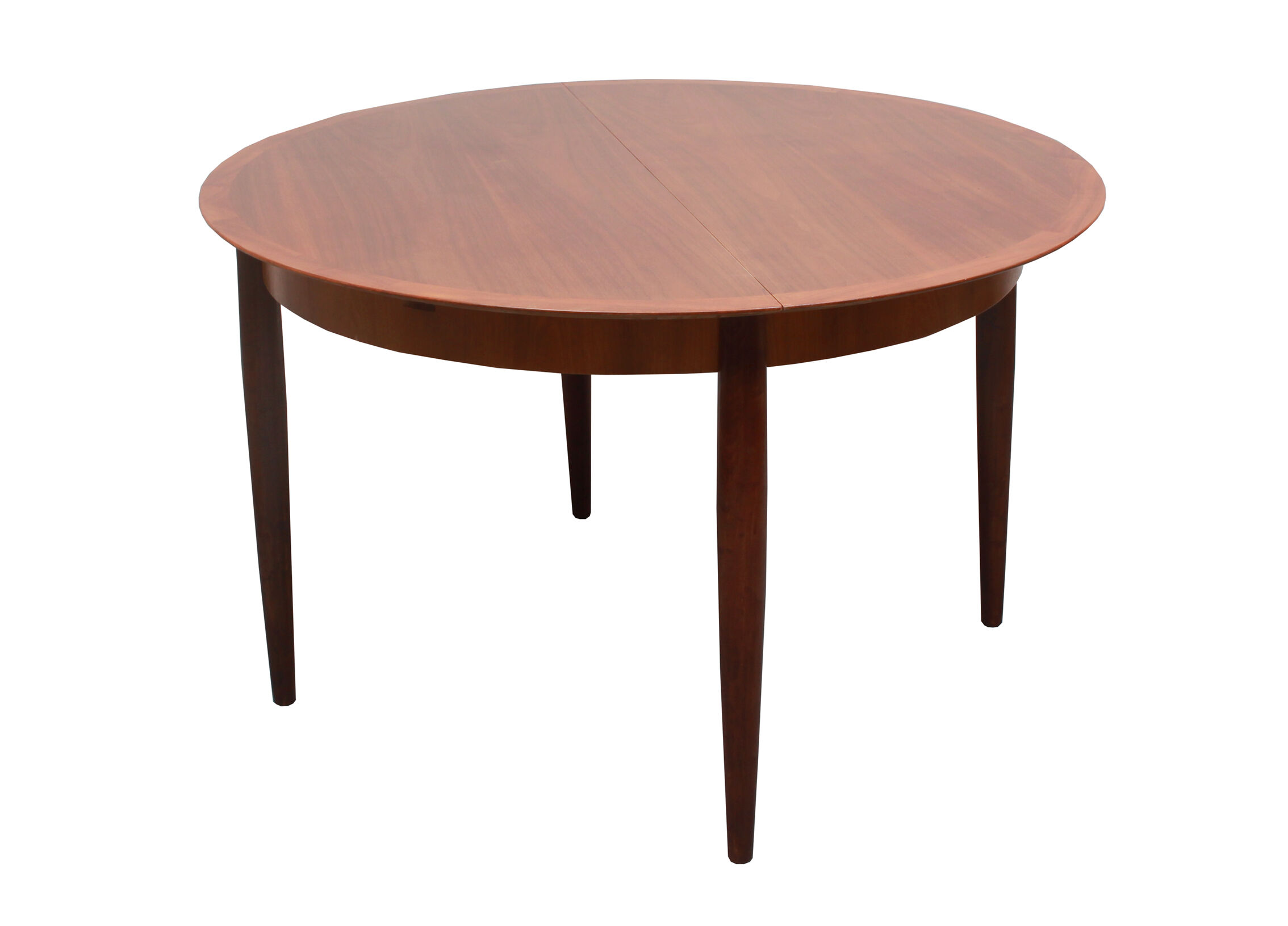 1960s extendible diningtable walnut by Lübke