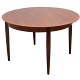 1960s extendible diningtable walnut by Lübke