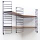Corner wall shelf Tomado in teak wood