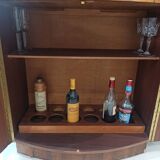 Art deco style bar with integrated lighting