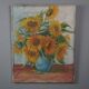 Sunflower painting, still life