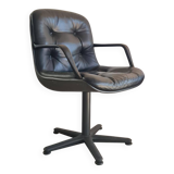 Stellcase Strafor Randall Buck DLG armchair by Pollock for Knoll