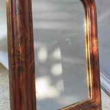 Louis Philippe mirror 42 x 55 wood and stucco