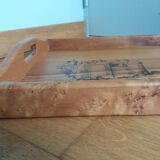Scandinavian style wooden tray