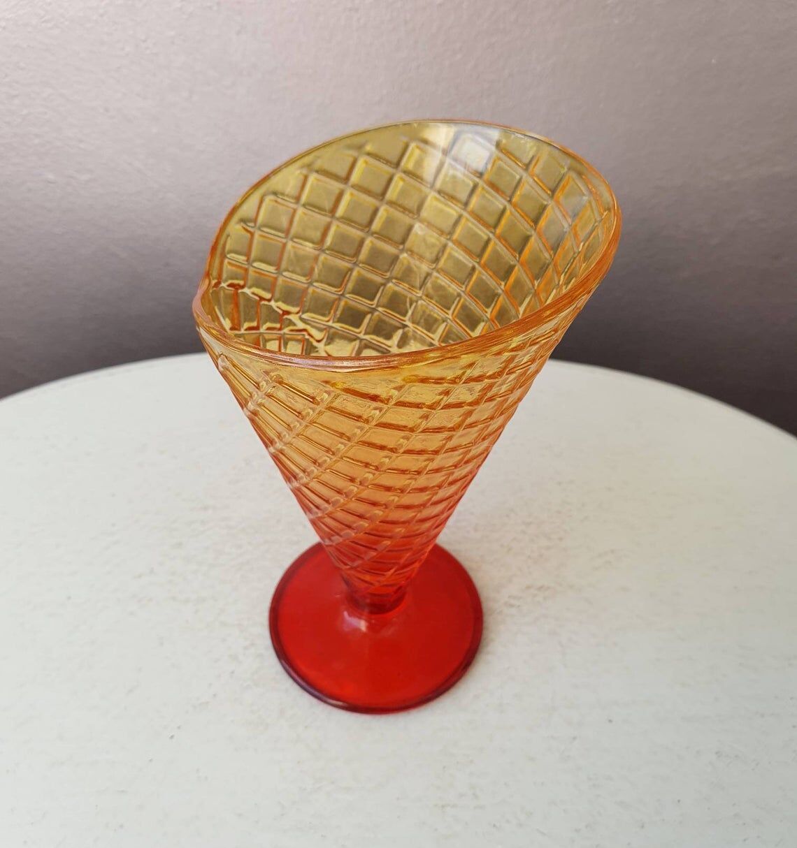 Lot of 6 cups of ice design Italian 80s