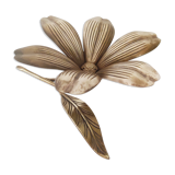 Brass flower ashtray
