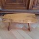 Raw wood stool