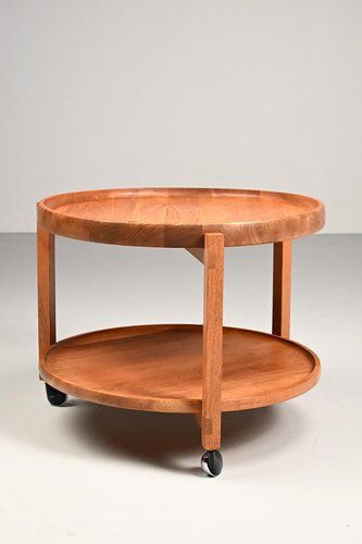 Vintage Oak Serving Trolley