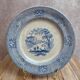 Assiette anglaise ancienne XIXe siècle bleu transferware CEM Clementson Brothers