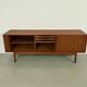 Danish teak tambour door Sideboard by Bernt Petersen 60s