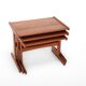 Tables gigognes de Skovmand & Andersen, années 1960, lot de 3