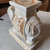 White ceramic elephant