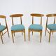 Chaises de salle à manger rares des années 1960 par Alan Fuchs pour ULUV, Tchécoslovaquie