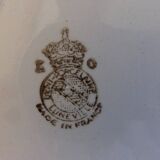Set of 4 old flat plates Luneville