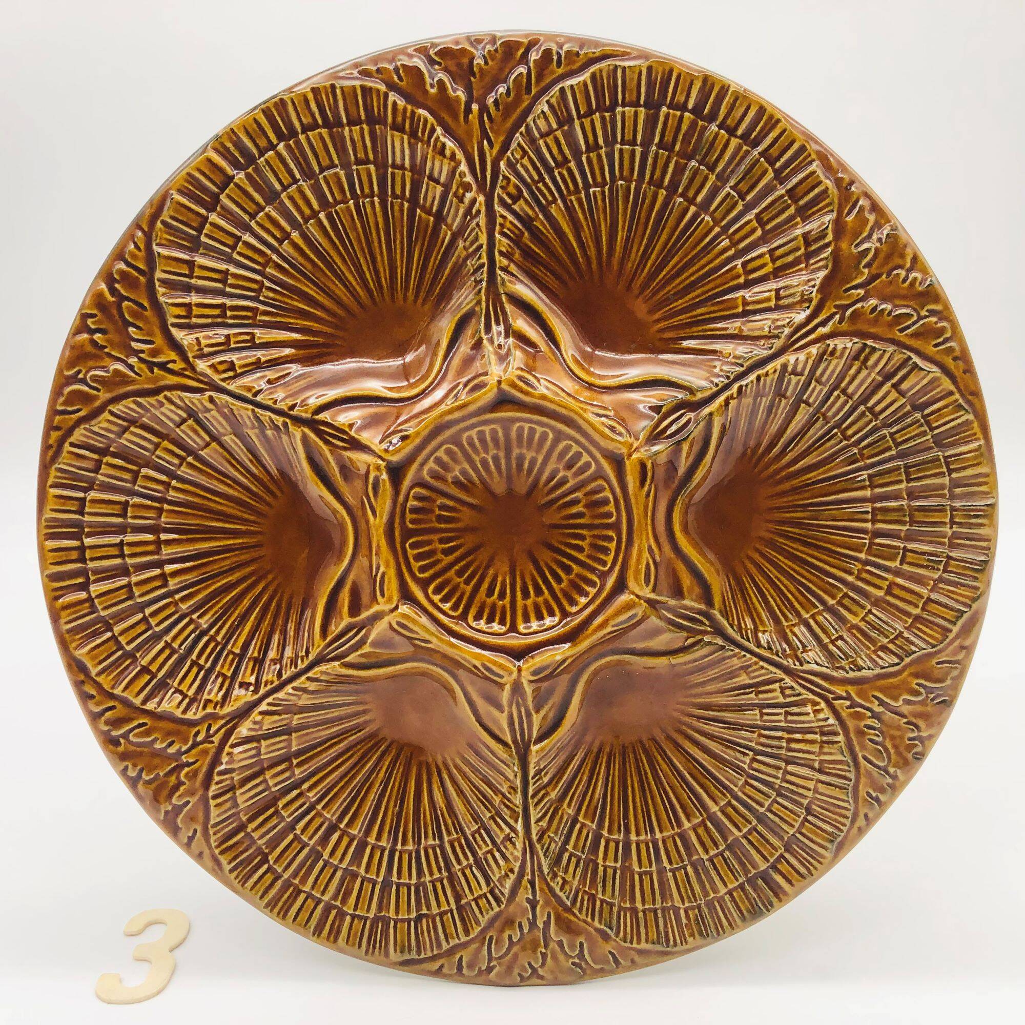 6 assiettes à coquillage, Secla Portugal