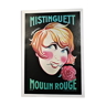 Affiche "Mistinguett" Moulin Rouge 1970