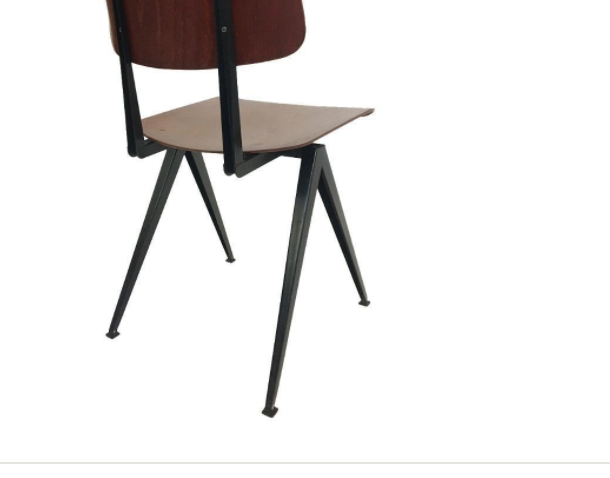 Set de 6 chaises vintage Galvanitas modèle S16