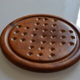 Solitaire game in exotic wood and semi-precious stones