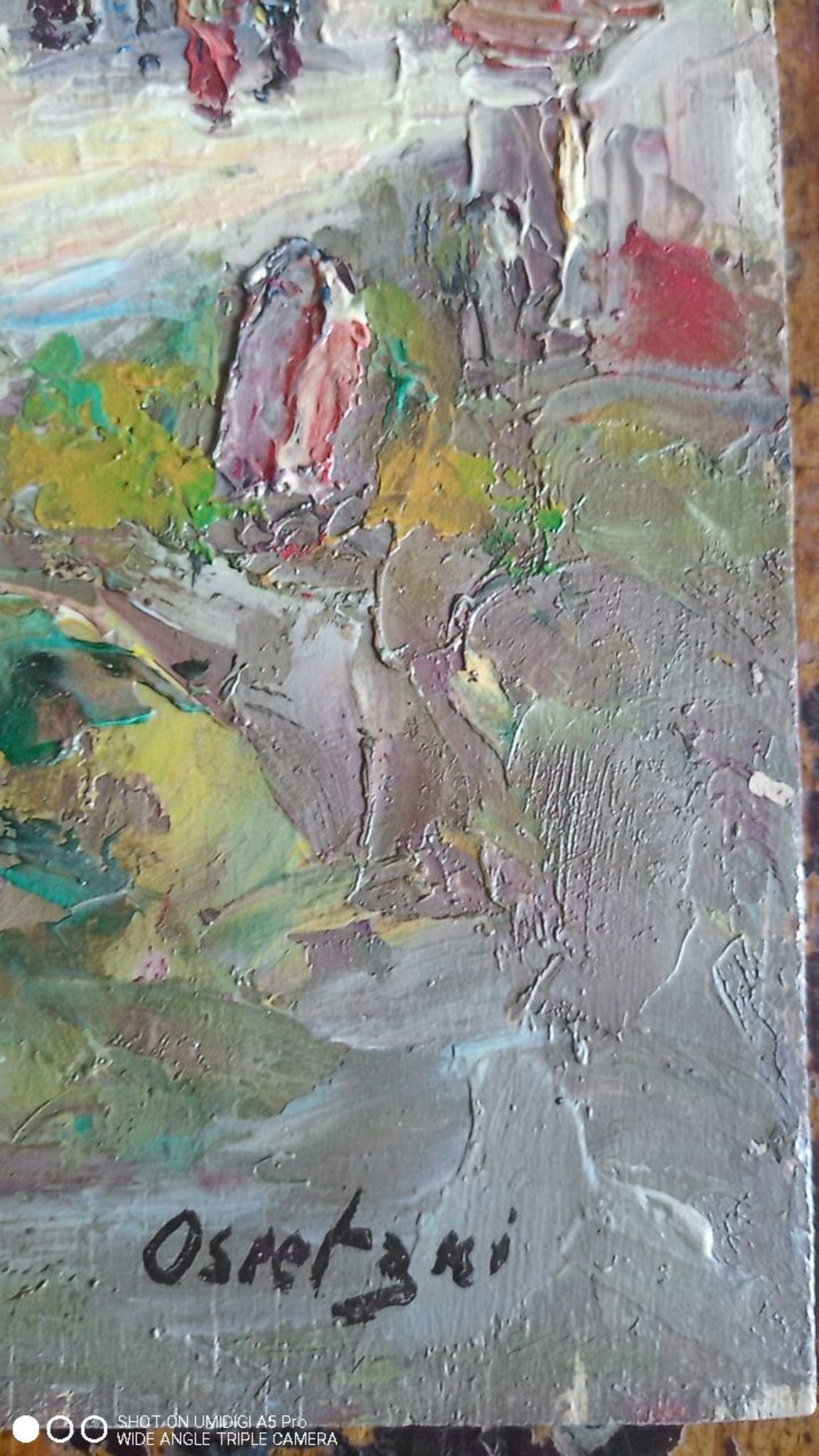 Osietzki - huile sur panneau - 33 x 23 cm