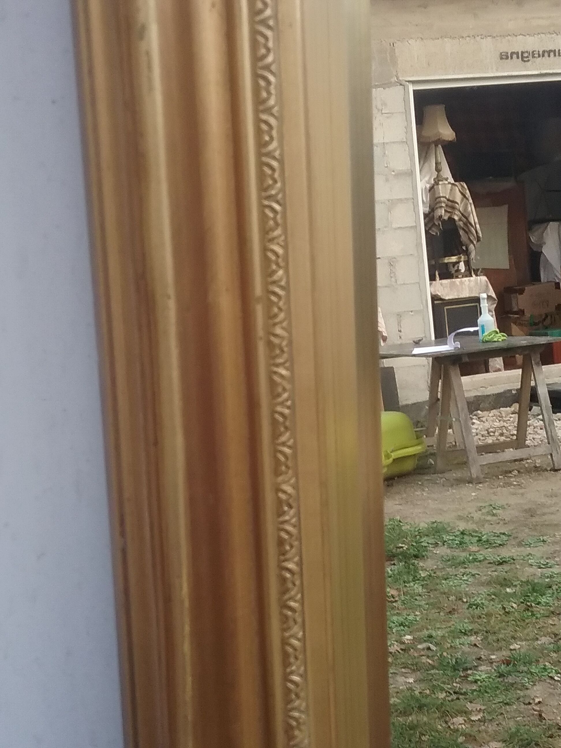 Golden mirror
