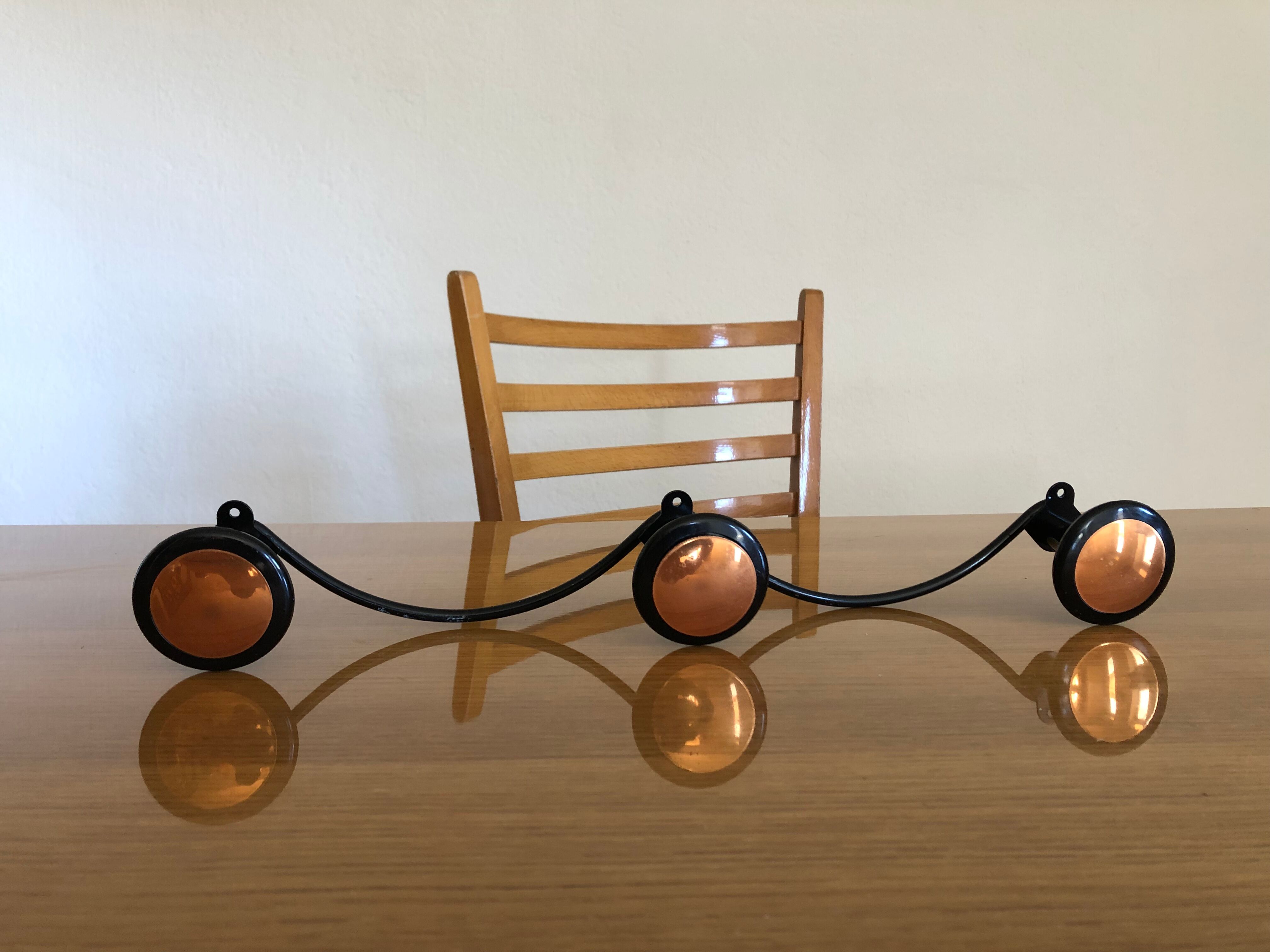 Vintage metal and copper pattery