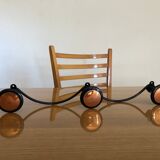 Vintage metal and copper pattery