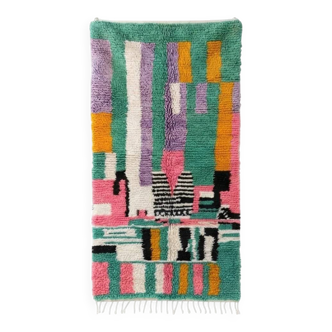 Boujad hallway rug green 100x275 cm