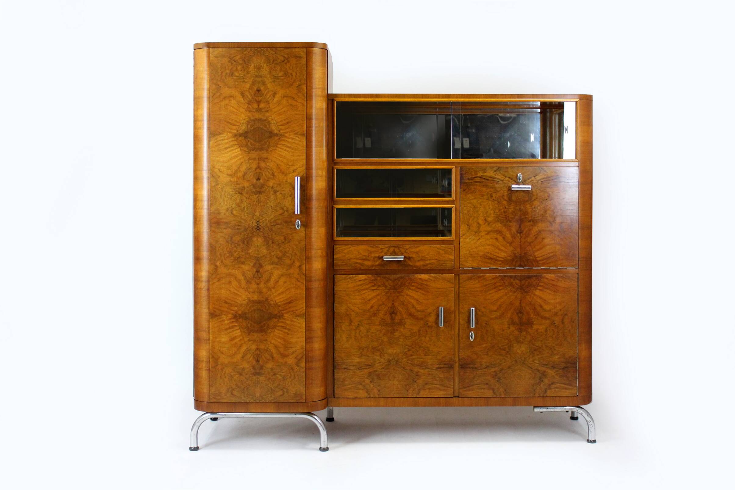 Bauhaus Office Cabinet by Robert Slezak for Slezak, Czechoslovakia, 1930s