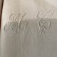 Lot de serviettes monograme MC