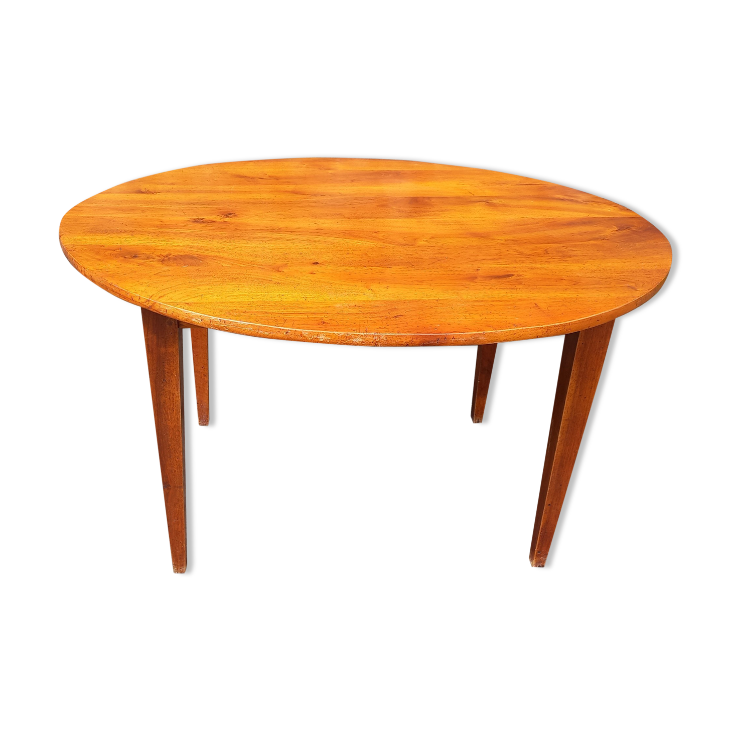 Oval farmhouse table 130 cm