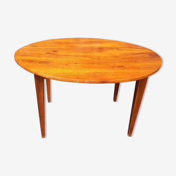 Oval farmhouse table 130 cm