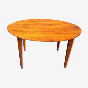 Table de ferme ovale 130 cm